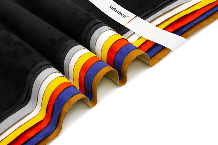 indivitara® Premium - selbstklebender Mikrofaserstoff Premium - Meterware - verschiedene Farben